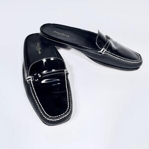 Women's Cole Haan Black Leather Mules